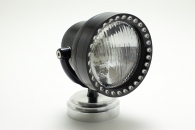 Ken's 4-1/2 Headlight : Black / Black Ring