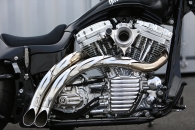 ワンメイクエキゾースト : DEVIL BEND </br> EVO / TWIN CAM Softail 用