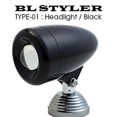 BL STYLER ヘッドライト TYPE-01 BLACK